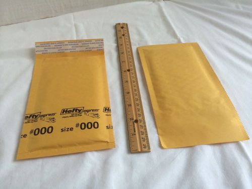 Bubble Mailer Lot of 20 Small Size #000 Gold