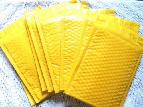 50 NEON YELLOW *6x9 Padded Poly Bubble Mailers Premium Quality Shipping Envlp.