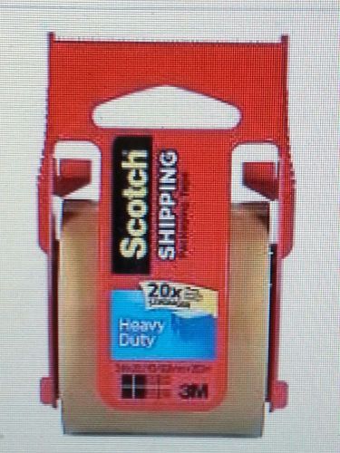 2 Scotch Packaging Tape in Sure Start Dispenser, Tan, 2 in x 800 in  2 pack