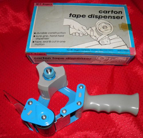 W T Rogers Carton Tape Dispenser for Packing/Shipping