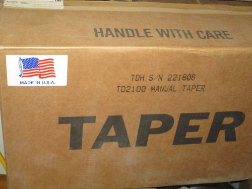 Marsh TD2100  Gummed paper  Tape Dispenser Machine Taper manual