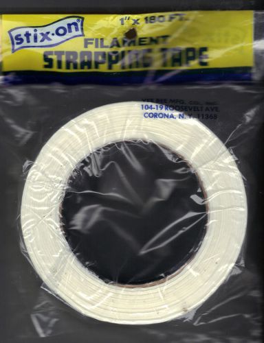 STIX-ON 1&#034; X 180 FT STRAPPING TAPE FREE SHIPPING