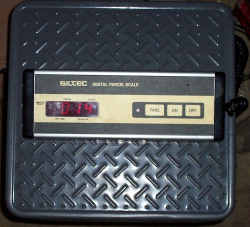 Elec. silltec heavy duty metal shipping scale 100 lb perfect working condition for sale