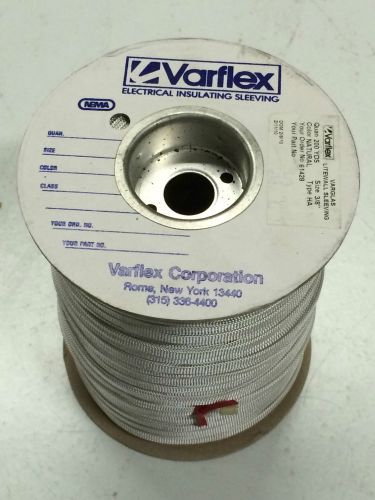 Varflex 3/8&#034; High Temp Insulation Sleeving 200yd  roll Varglas Litewall Sleeving