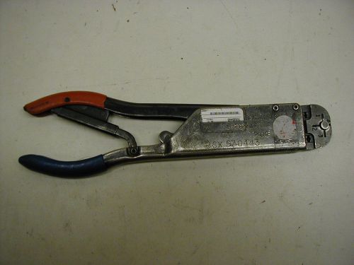 AMP Red Blue T-Head 59250 Crimper Commercial Aircraft Aerospace Aviation PIDG AA