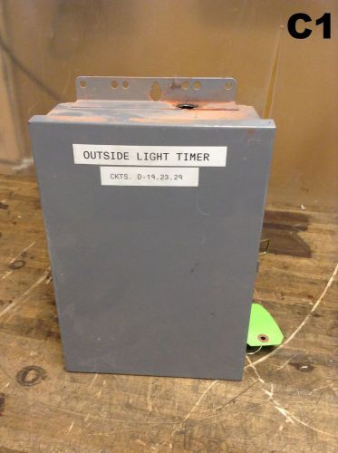 Intermatic Corp Electromechanical Timer Model T7801B  in Type 3R Enclosure