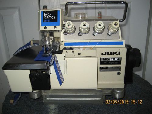 JUKI  2514 - Mock Safety 4 threads Industrial Sewing Machine. OUTSTANDING ...!!!