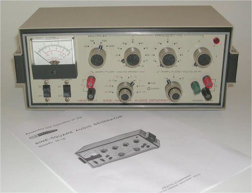 Heathkit Improved THD Audio Sine Square Generator model IG-18 with THD kit