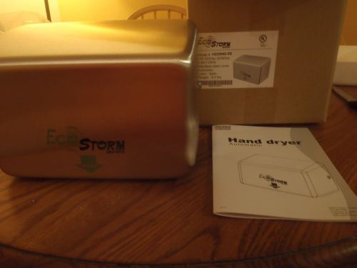 ECO STORM HAND DRYER STAINLESS STEEL COVER