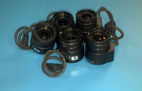 PHILIPS DC Driven Lenses 3.5-8mm 1:1.4 CS LTC 3364/31 -  Lot of 5  Used