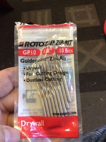 ROTOZIP Guidepoint Bits 1/8&#034; GP10 Qty 9