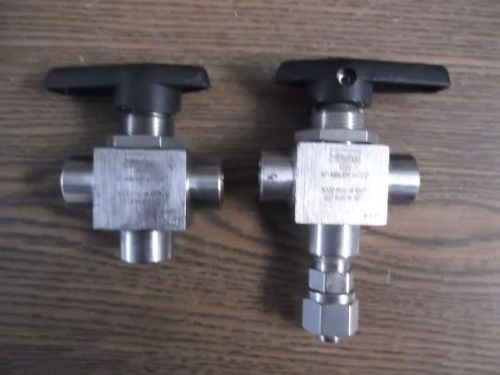 Parker instrument valves model 4f-mb6xpfa-ssp for sale