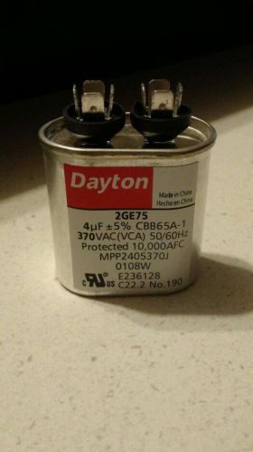 Dayton run capacitor 2ge75 for sale