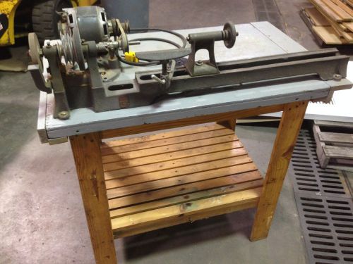 Vintage Power Kraft Wood Lathe with Bench Complete