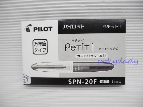 10pcs Pilot SPN-20F Petit fine nib Fountain pen Blueblack(Japan)