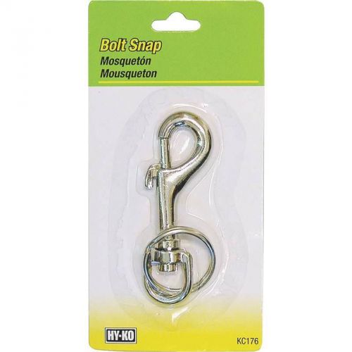 Large bolt snap, steel hy-ko products key storage kc176 steel 029069751579 for sale