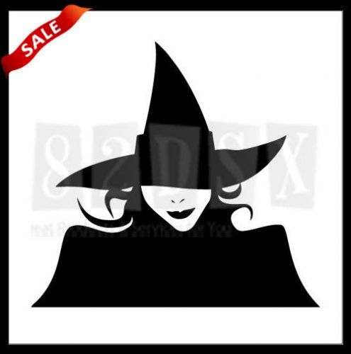 Halloween witch vector logos vinyl cutter plotter clipart tshirt graphic designs for sale