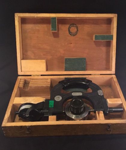 Standard Gage Company Dial Snap Gage 2&#034;-3&#034; With Calibration and Wooden Case .