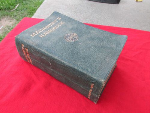 Machinery&#039;s Handbook 1942 11th Edition For Machine Shop &amp; Drafting -Room Vintage