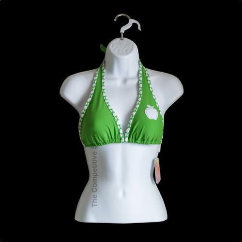 Female torso white mannequin form - great display for small - medium sizes for sale