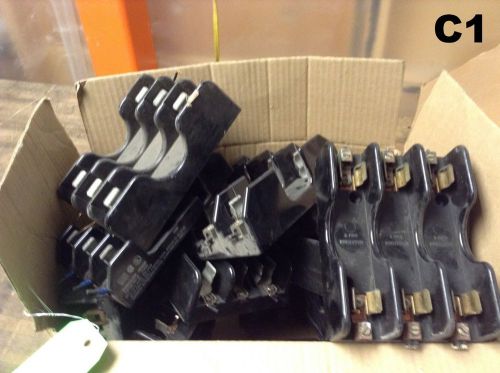 Grab Box of Approx 13 Various Black Fuse Holders