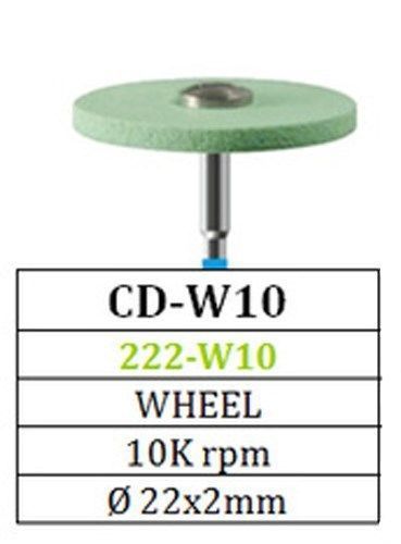 Diamond Green Stone Wheel CD-W10 Besqual for Zirconia and Porcelain