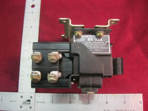 Allen-bradley bulletin 700 a,c. relay bx-22a 10 amp non-inductive for sale