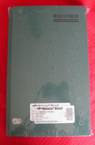 Set of 3 New National Brand Record Books With Margin 150 pages 12 1/4&#034; x 7 1/4&#034;
