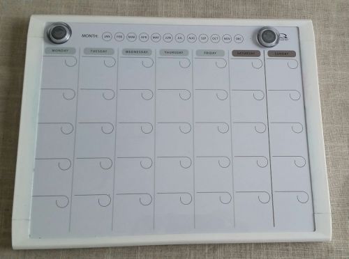 Quartet Magnetic Board Calendar, Dry Erase 11x14