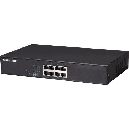 560542 intellinet 8-port poe+ web-managed gigabit switch ieee 802.3at/afpliant for sale