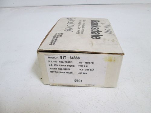 BARKSDALE PRESSURE ACTUATED SWITCH B1T-A48SS *NEW IN BOX*