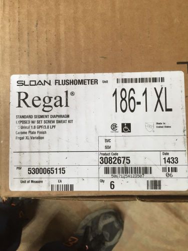 Sloan model 186-1xl urinal flush valve new in box for sale