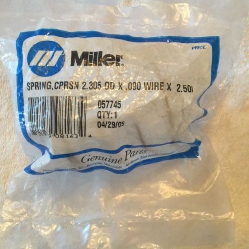 Miller Spring , CPRSN 2.305 OD x .090 Wire x 2.50