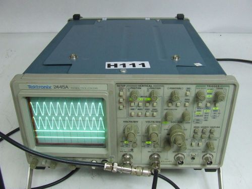 Tektronix 2445a oscilloscope 4 ch 150 mhz * working* for sale