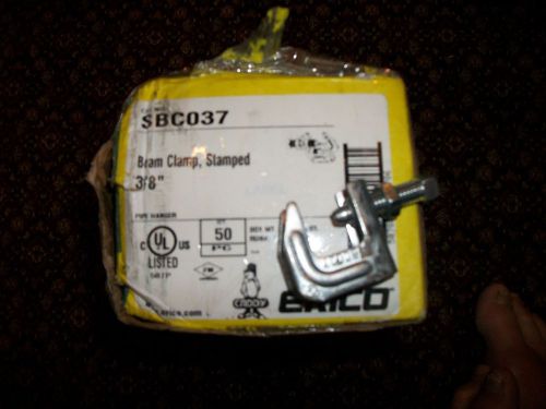 Erico Caddy 3/8 Pipe  Clamp Clip Hangers 2 boxes 50 each total 100
