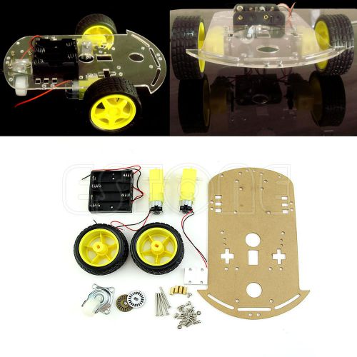 Motor Smart Car Robot Chassis Kit Speed Encoder Battery Box Motor for Arduino