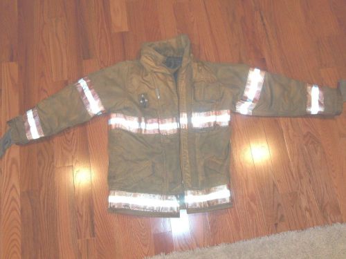 Securitex not morning pride firefighting turnout coat 38 reg w/suspenders for sale