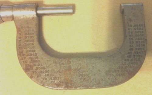 Vintage Brown &amp; Sharpe Micrometer 1&#034;-2&#034;
