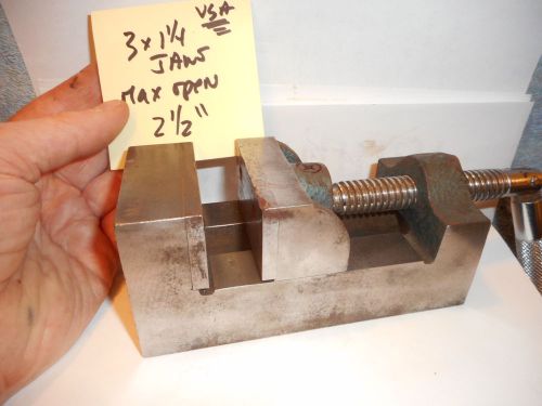 Machinists 2/22 B2 Scerew Type Grind or Drill Press Vise