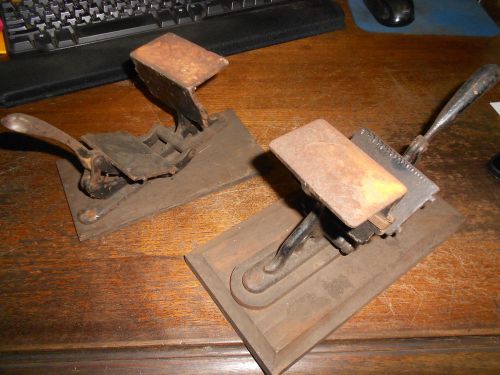 Antique Printing Minature Letterpresses (Lot of 2)
