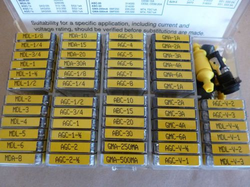 BUSS LARGE ELECTRONIC FUSE KIT  ( No 270 ) , 270 ASSORTED FUSES &amp; ACCESSORIES