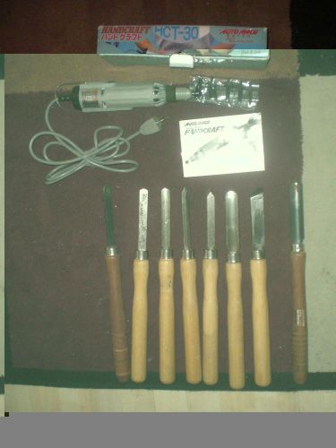 HandCraft Electric Wood Carving Tool HCT-30 plus 8  carving tools