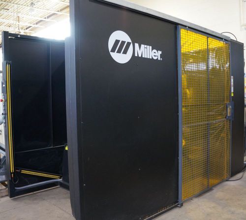 Miller performarc 350s weld cell w/ tawers ta-1400wg3 robot for sale