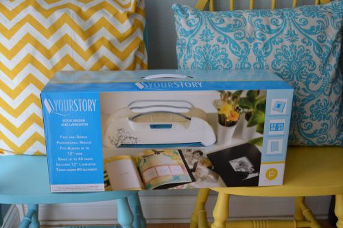 New Provo Craft YourStory Book Binder Laminator Machine Scrapbook Memory Photos