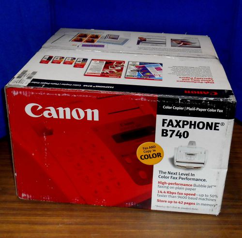 NEW CANON Faxphone B740 Color Copier / Plain-Paper Color Fax