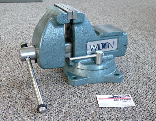 Wilton 4&#034; mechanics vise with swivel base ~ model 744 for sale