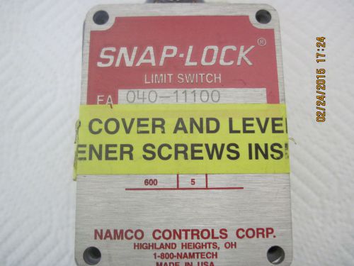 NAMCO Snap-Lock 040-11100 Limit Switch - NOS