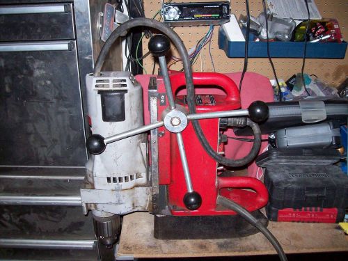 Milwaukee 4262-1 + 4202 Electromagnetic Drill Press - Used