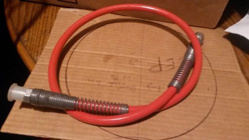 Paint Sprayer Whip Hose - 3/16&#034; I.D. x 3300 PSI x 3 foot 37.5&#034; total