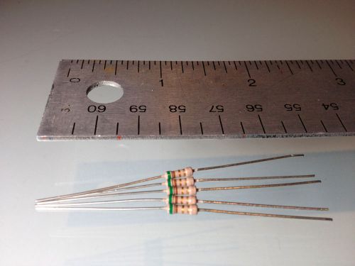 5.1 ohm 1/4 watt @ 5% Tolerance Resistor (5 pack)